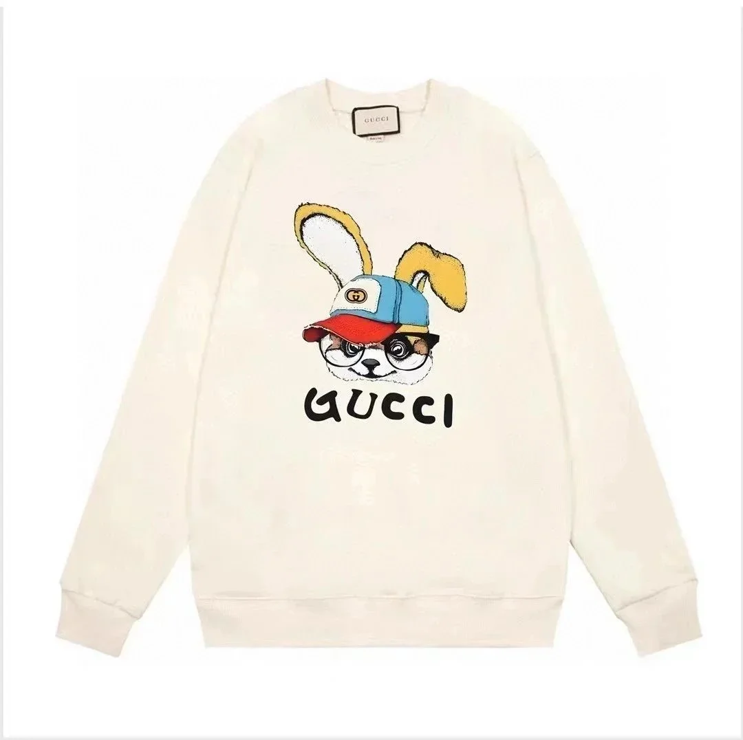 Gucci Rabbit Graphic Round Neck Sweatshirt [11 styles]