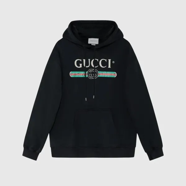 Gucci Boutique Logo Hoodie Beige - 6