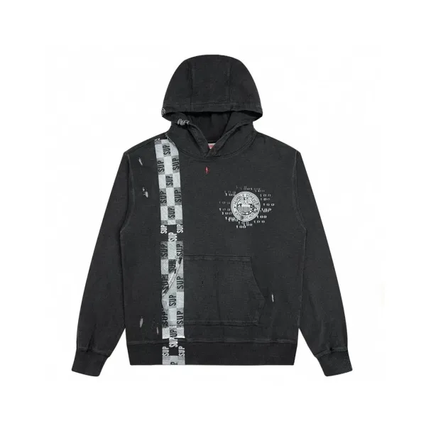Supreme x Humble Forge Distressed Hoodie Black - 15