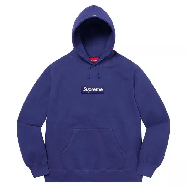Supreme Box Logo Hoodie Purple - 1