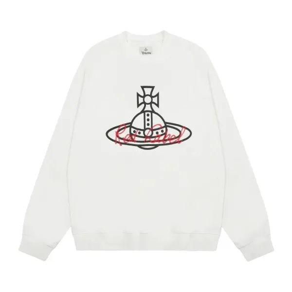 Vivienne Westwood Orb Spray Paint Hoodie Black - 23