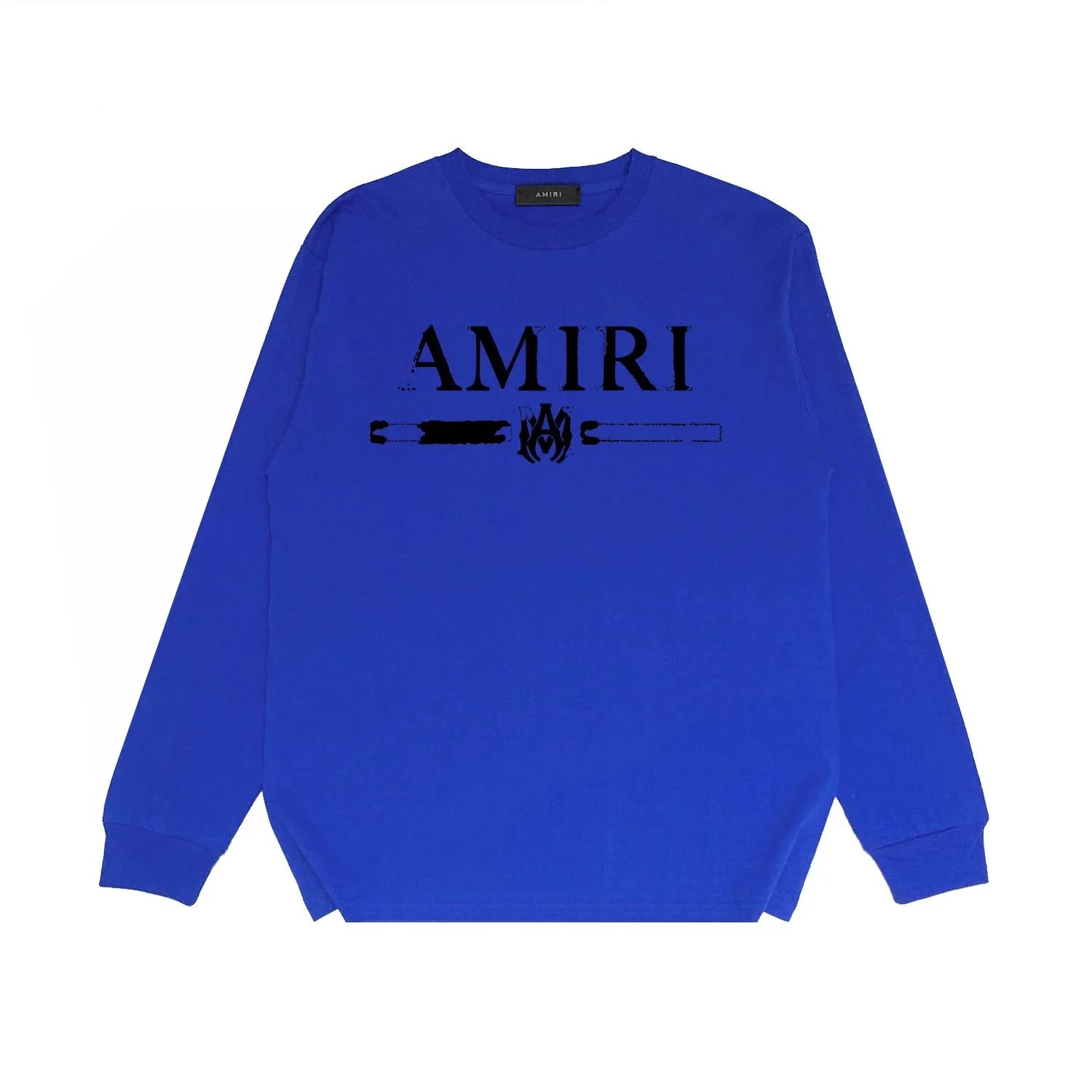 Amiri Logo Long-Sleeve Tee Royal Blue - 12