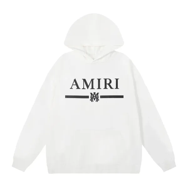 AMIRI Distressed Black Hoodie with Embroidered Logo - 5