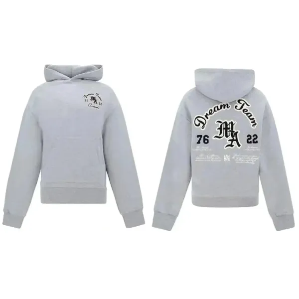 Amiri Dream Team 76/22 Gray Hoodie - 1