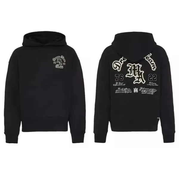 Amiri Dream Team 76/22 Black Hoodie - 1