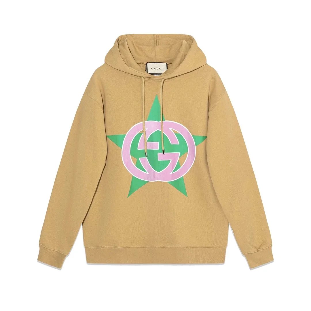 Gucci Boutique Logo Hoodie Beige - 16