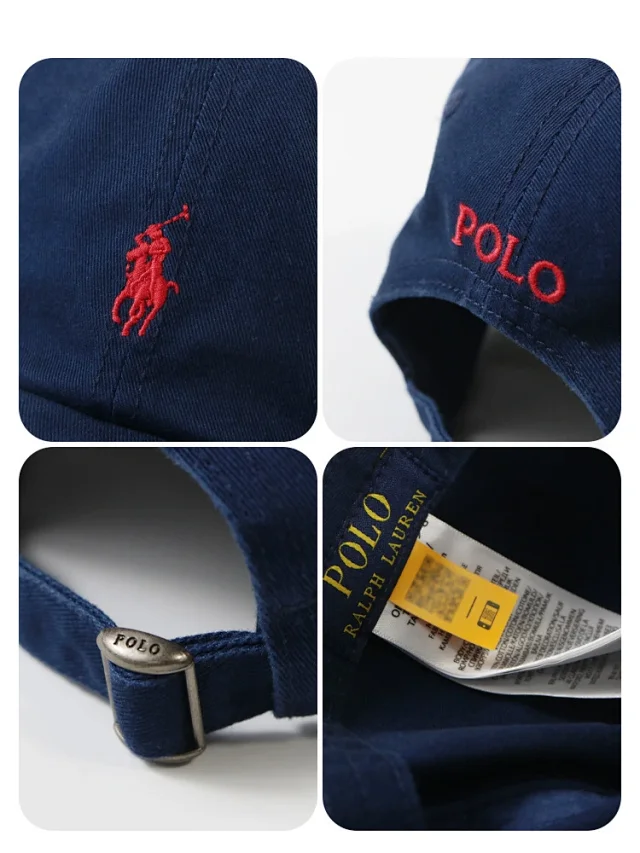 Polo Ralph Lauren Hats Adjustable cotton baseball cap with embroidered Pony logo product detail image 1