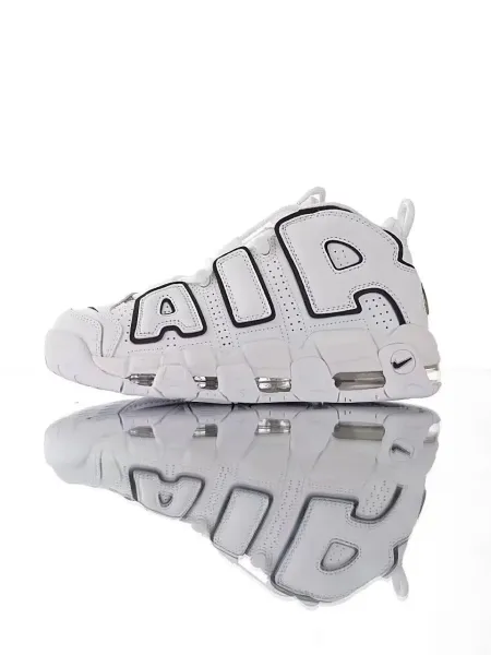 Nike Air More Uptempo White Sneakers - 1