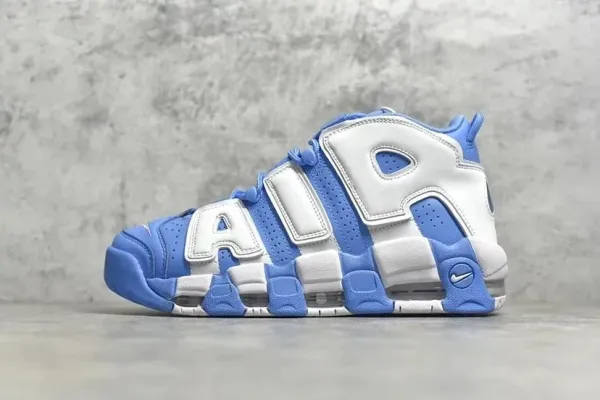 Nike Air More Uptempo University Blue White Sneakers - 1