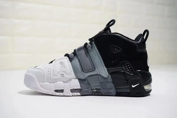 Nike Air More Uptempo '96 White/Black/Gray Sneakers - 1