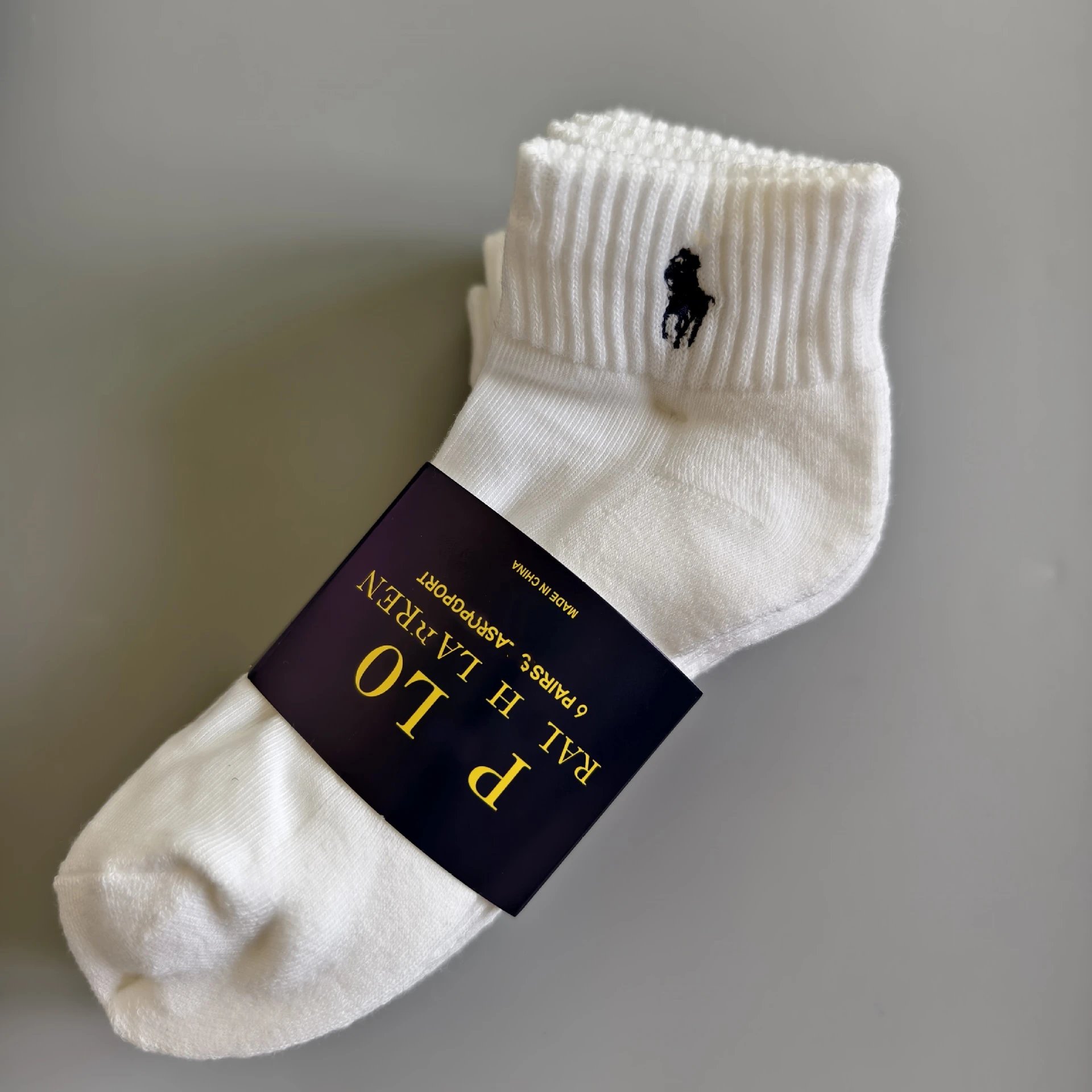Mid-Calf Socks White