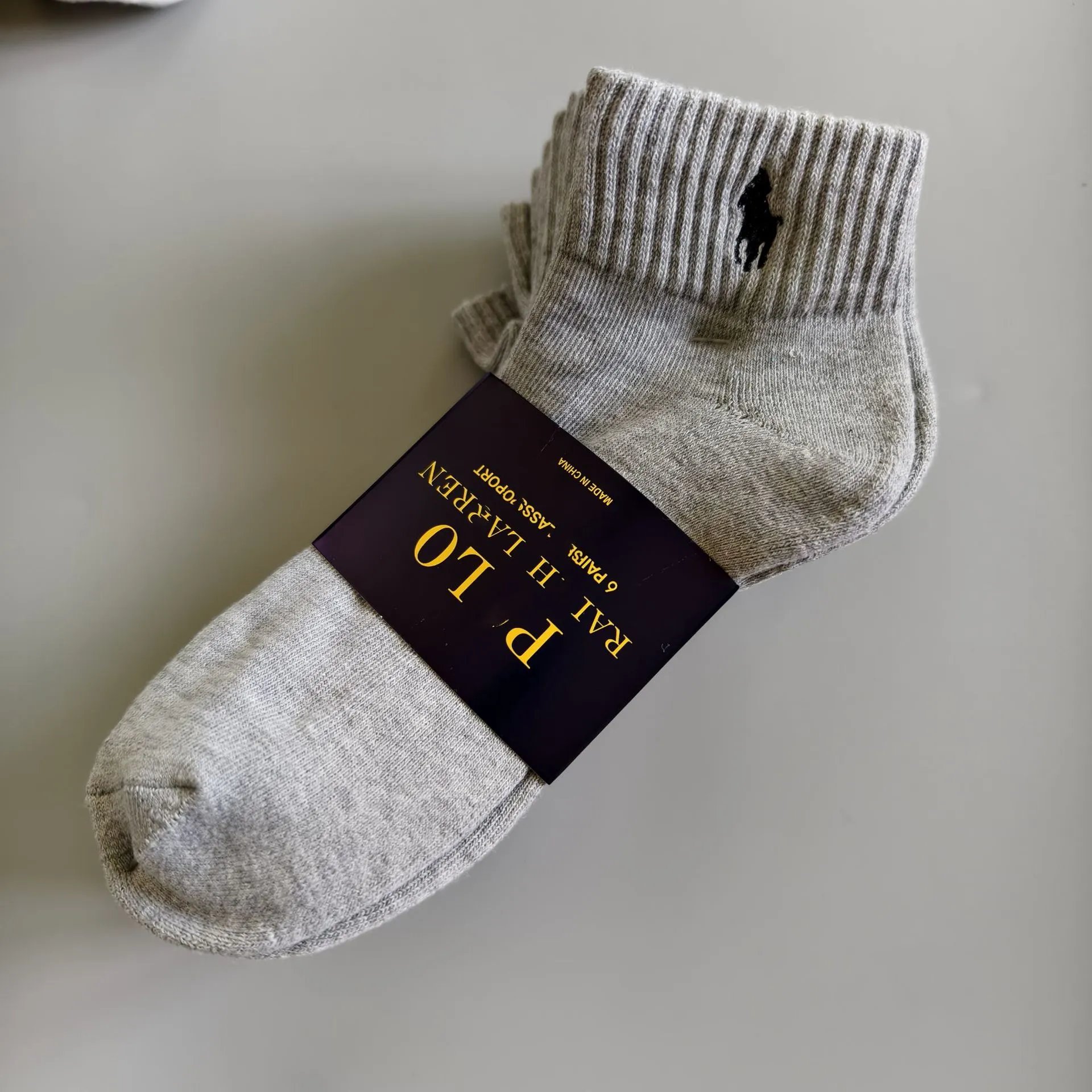 Mid-Calf Socks Grey