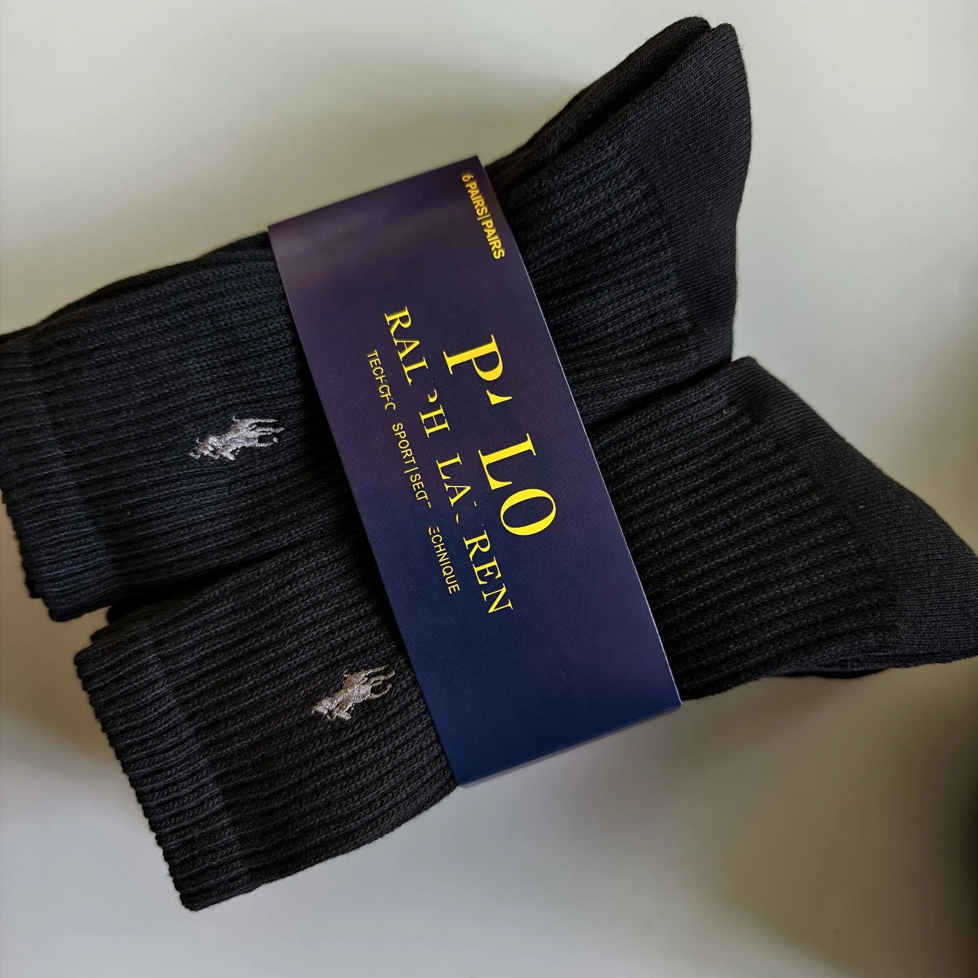Over-the-Calf Socks Black