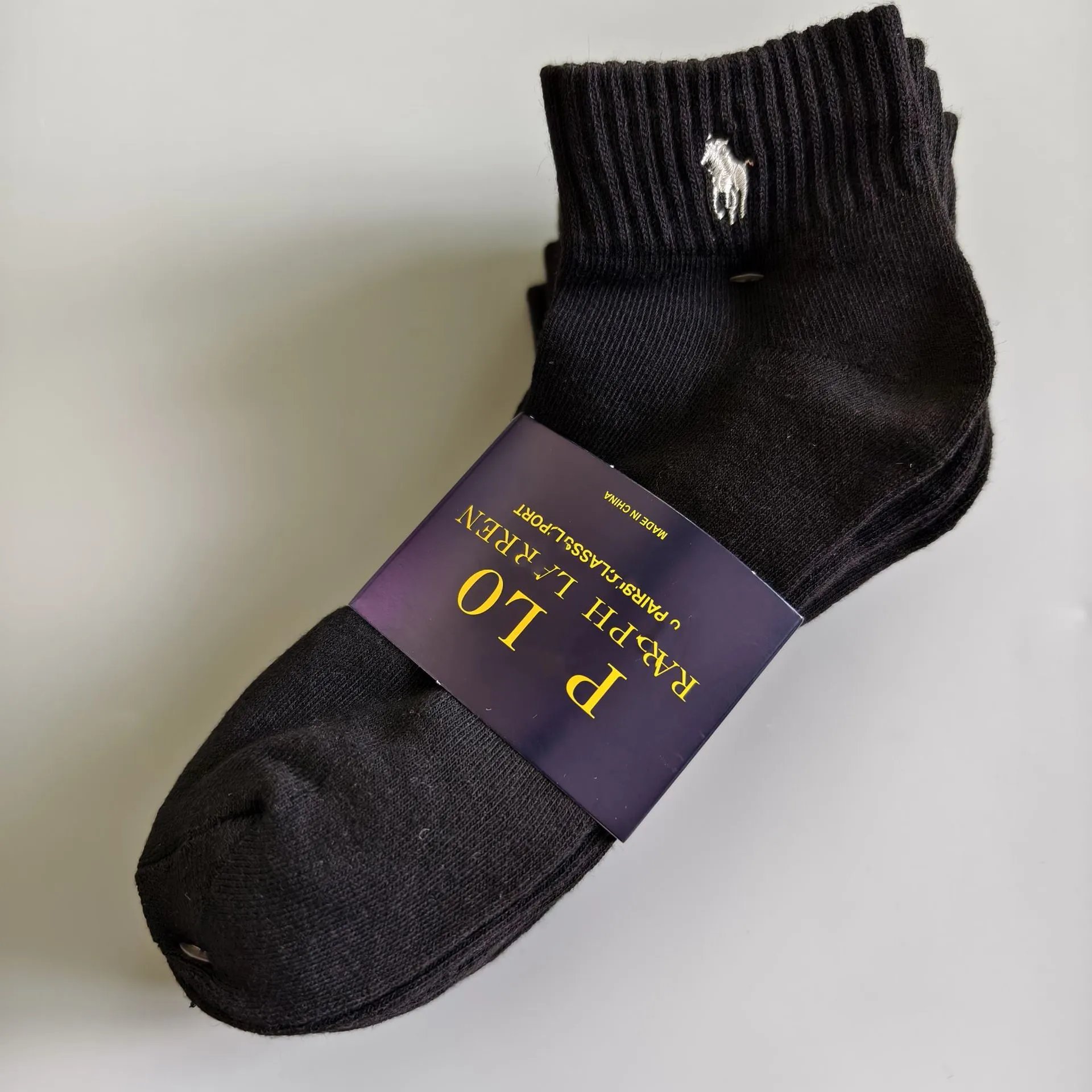 Mid-Calf Socks Black