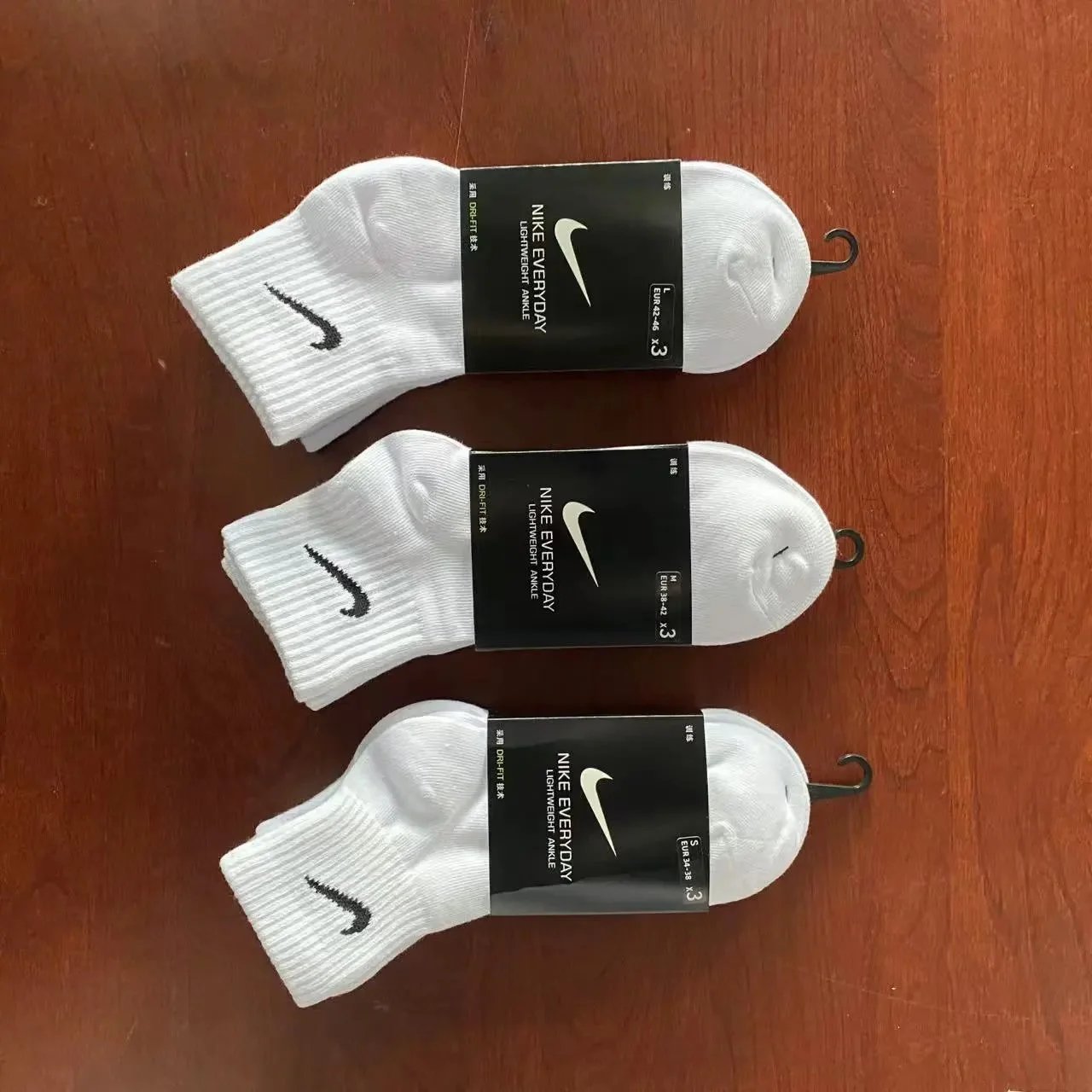 Mid-Calf Solid Color Athletic Socks 3 Pack photo 3