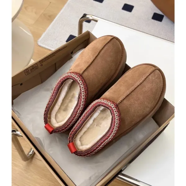 UGG Tasman Black Shearling-Lined Slipper Boots - 17