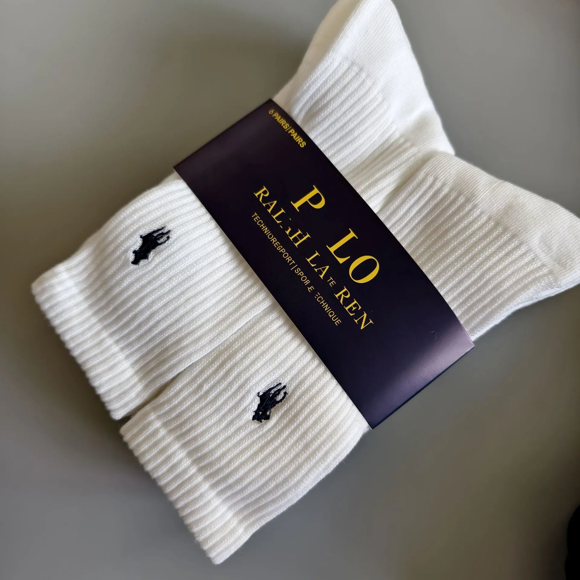 Over-the-Calf Socks White