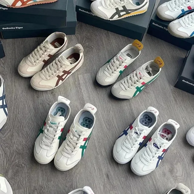 Onitsuka Tiger Sneakers Mexico 66 low-top striped product detail image 2