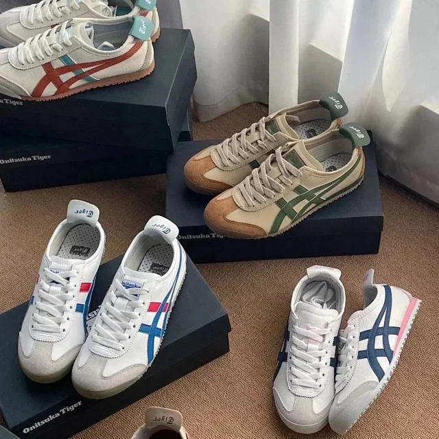 Onitsuka Tiger Sneakers Mexico 66 low-top striped product detail image 3