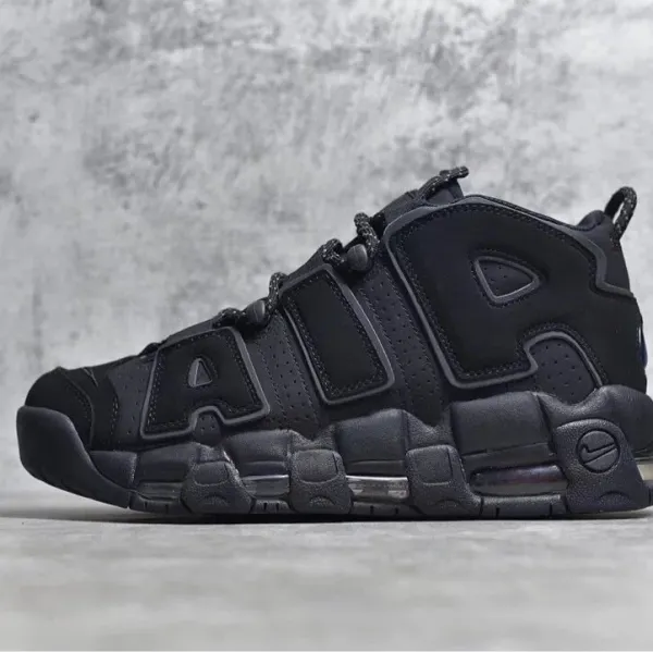 Nike Air More Uptempo 'Triple Black' Sneakers - 1
