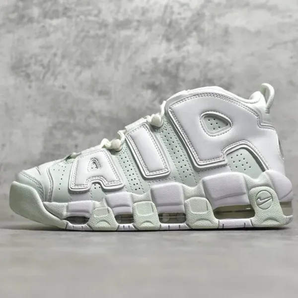 Nike Air More Uptempo 'Linen' White Mint Sneakers - 1