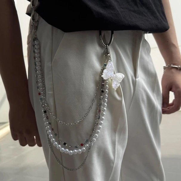Butterfly Crystal Pants Chain