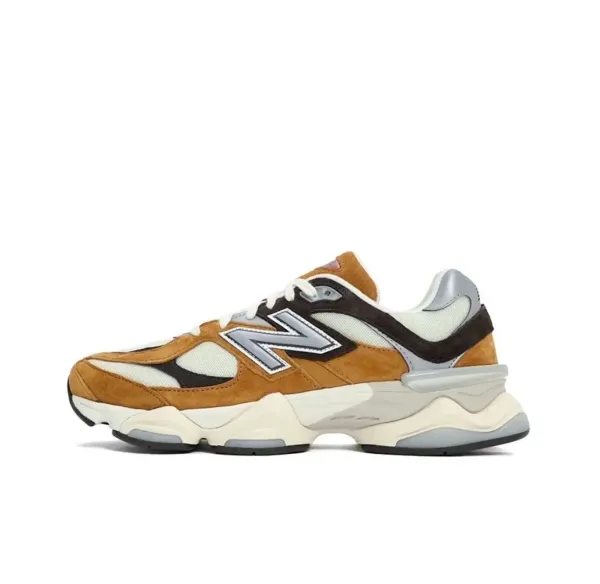 New Balance 9060 Tan Brown Chunky Sneakers - 1