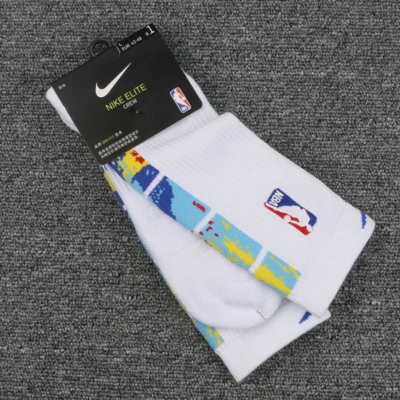 Embroidered Team Elite Basketball Socks Mid-High Towel Bottom photo 2