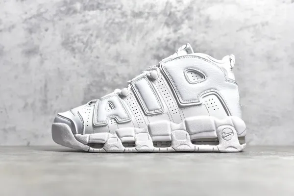 Nike Air More Uptempo 'White' Basketball Shoes - 1