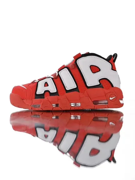 Nike Air More Uptempo '96 Red White Sneakers - 1