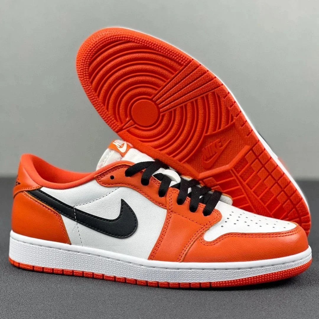 AJ1 low OG white orange