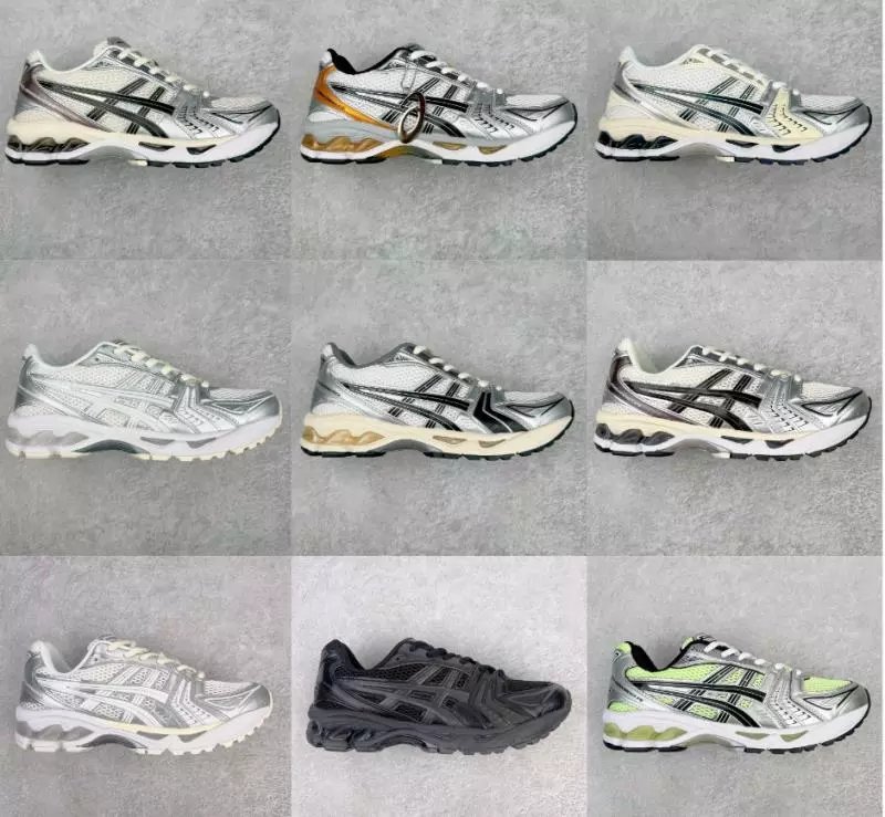 【CE version】Asics 14 ASICS GEL-KAYANO 14 Asics Series Lightweight Cushioning Casual Sports Running Shoes