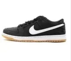 KZ DUNK SB Black and White Raw Gel CD2563-006