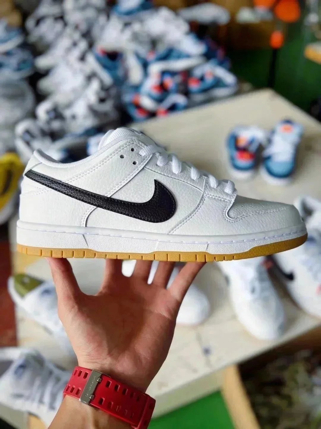 KZ Dunk SB white rubber