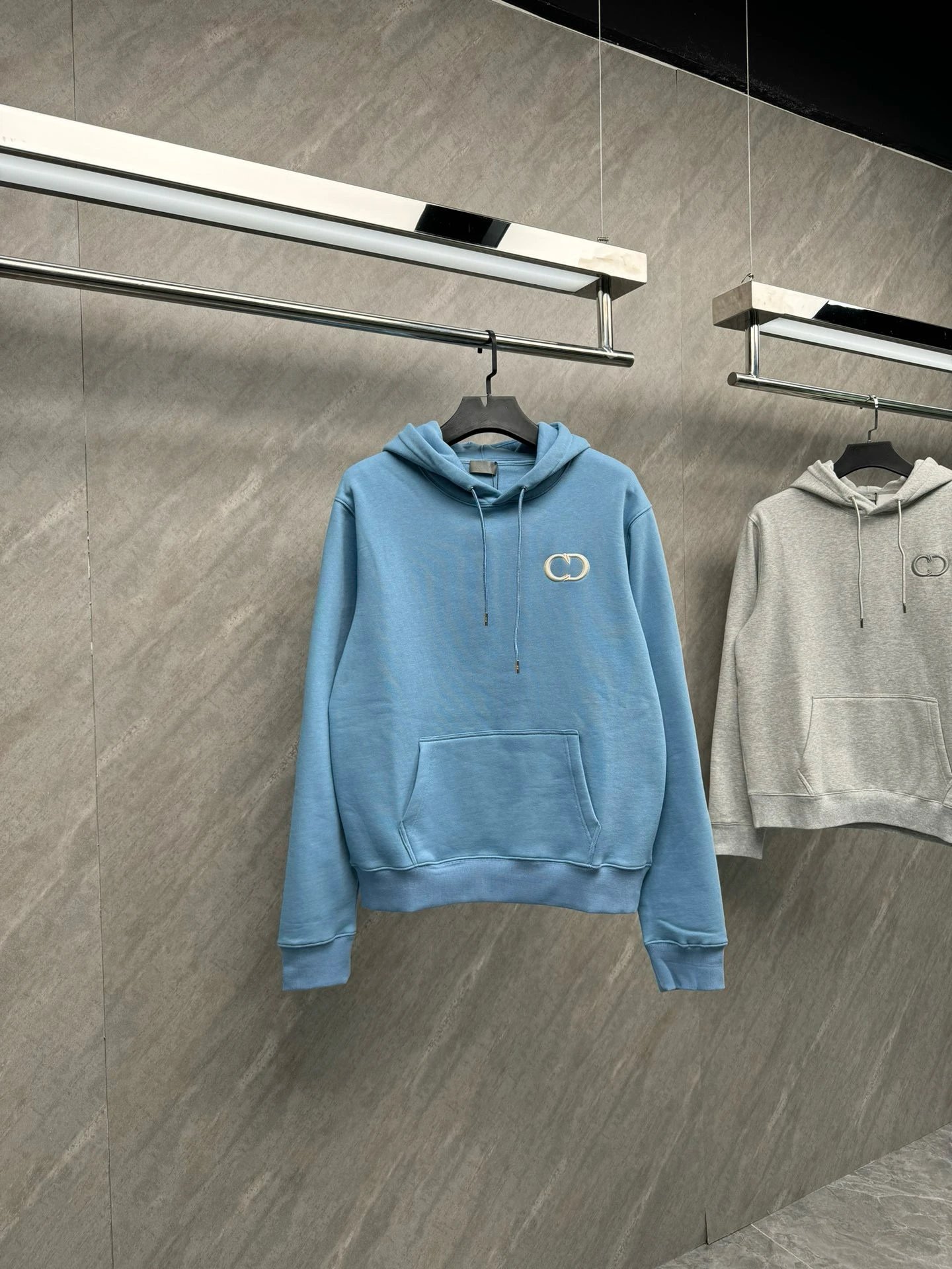 【Free Returns】Authentic Shoot Original New Classic CD Embroidered Fleece Hoodie