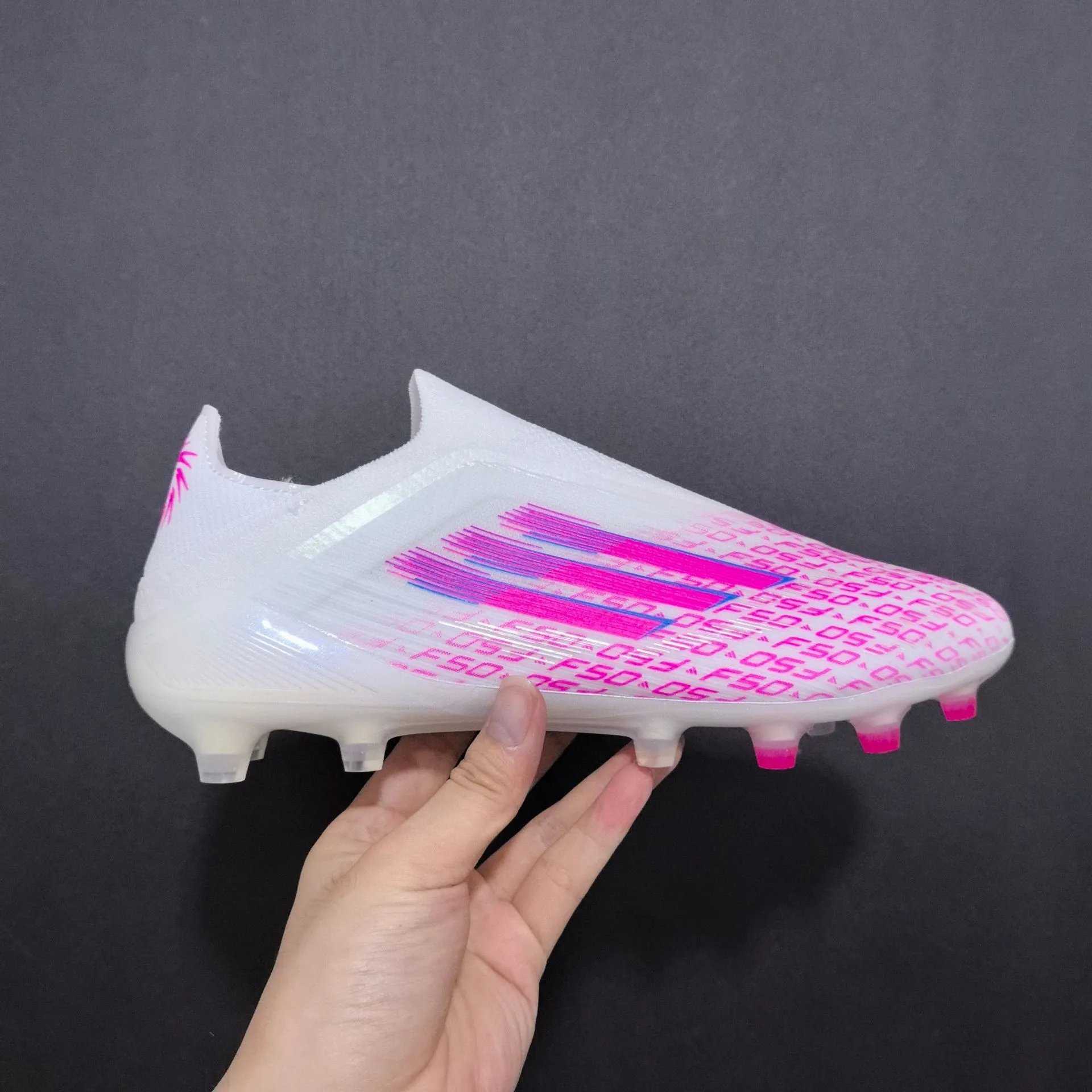 Adidas F50 laceless FG soccer cleats — 08