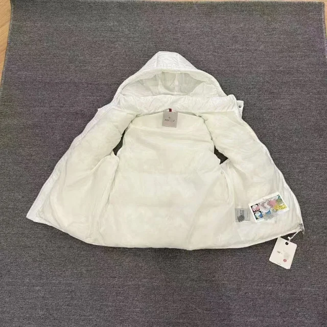 Moncler Vests Quilted puffer vest with detachable hood product detail image 9