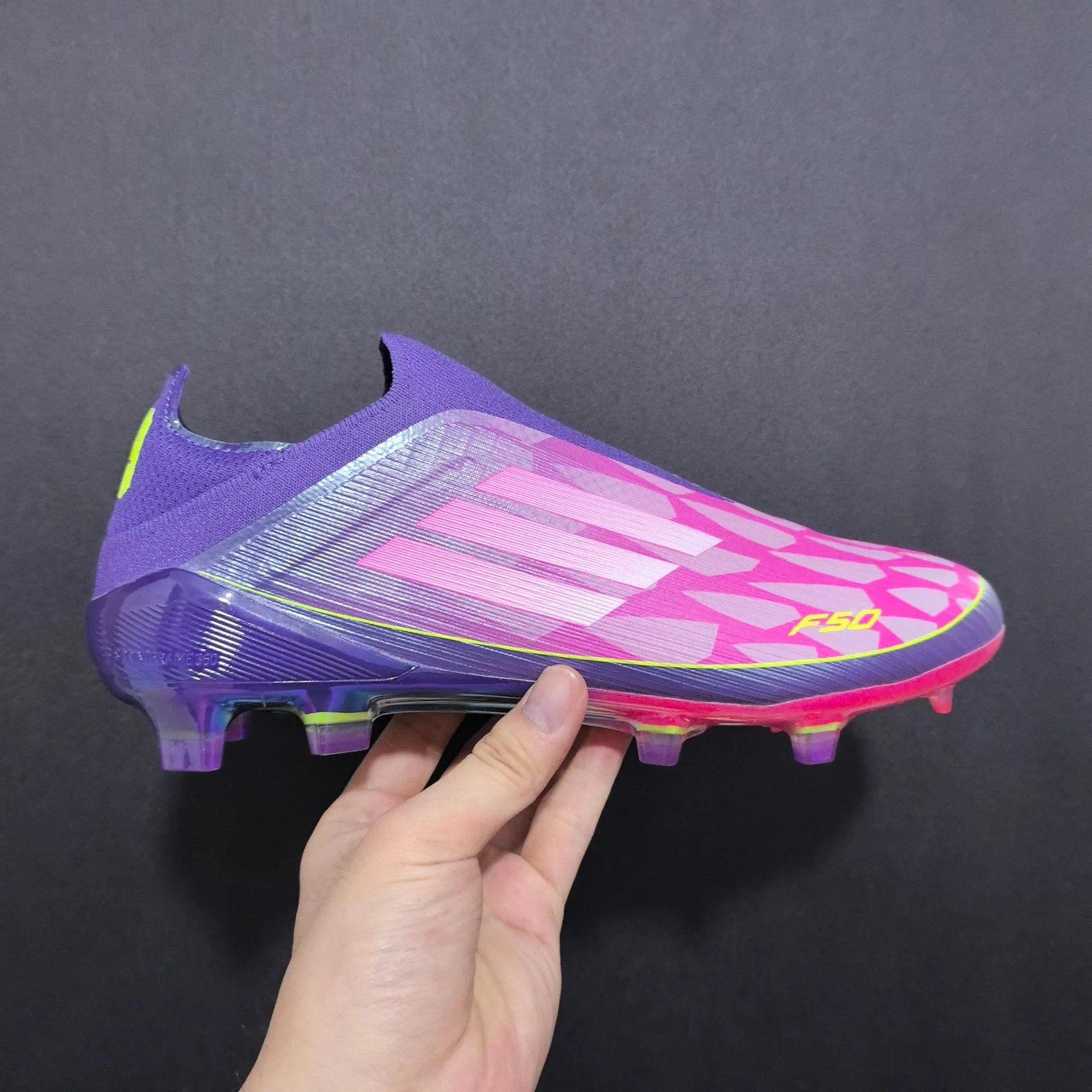 Adidas F50 laceless FG soccer cleats — 09