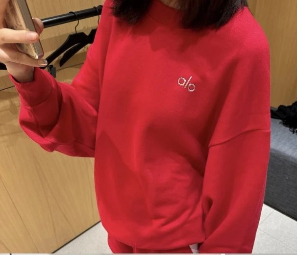 red hoodie