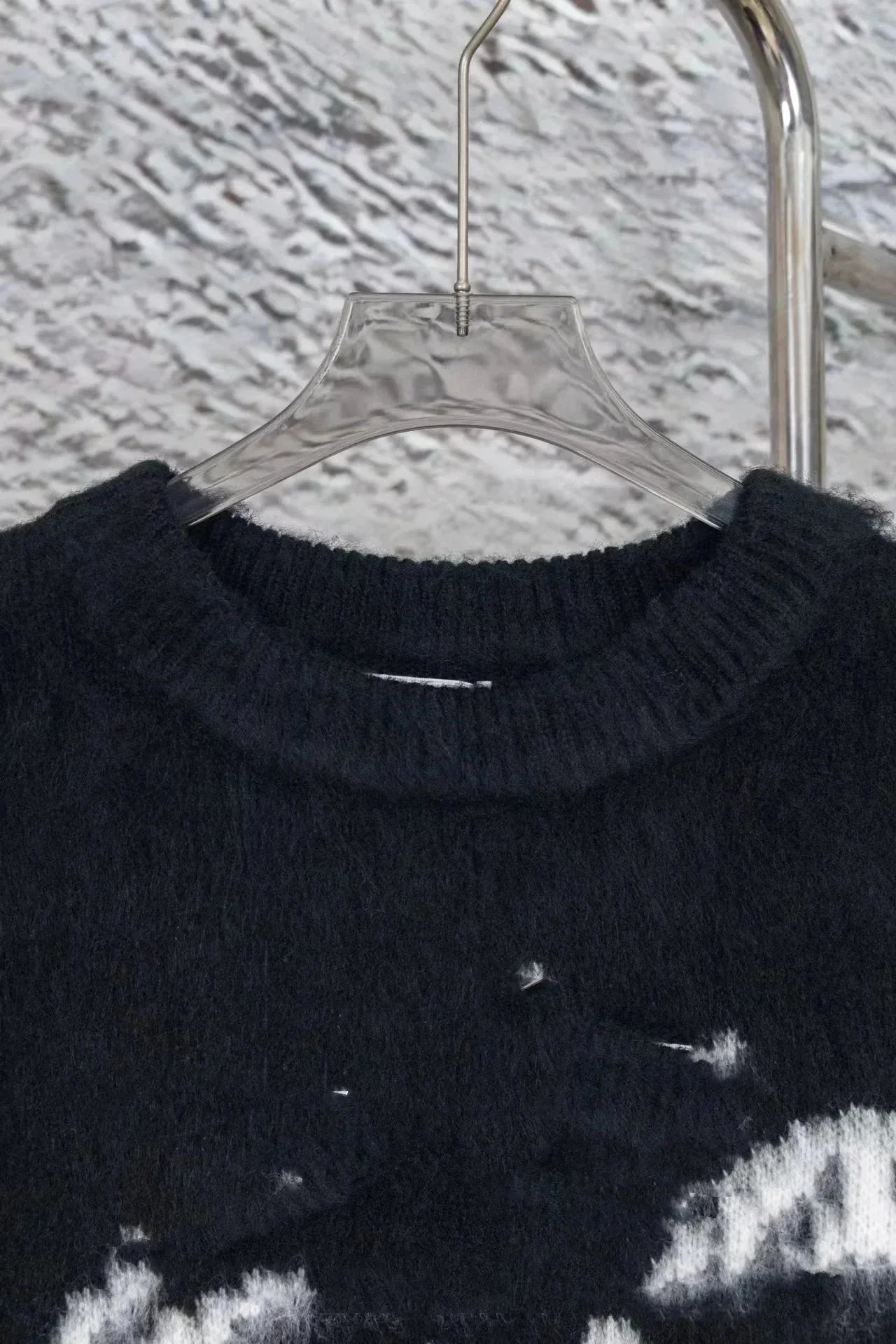 S Letter Graffiti Crew Neck Sweater photo 3