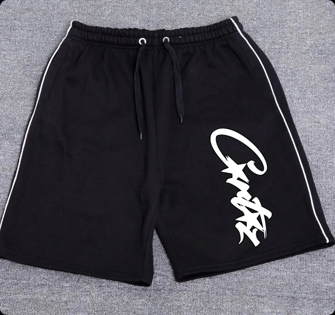 Cortez Starry Cursive Script Side Webbing Casual Shorts