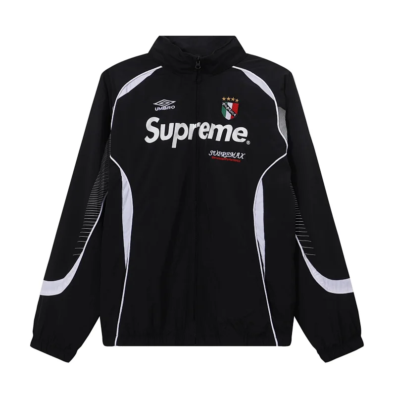 Supreme × Umbro Collaboration: Italian National Team-Style Stand-Collar Track Jacket - rep kurtki