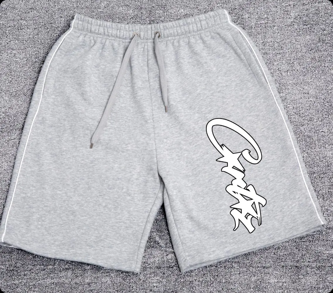 Cortez Starry Cursive Script Side Webbing Casual Shorts