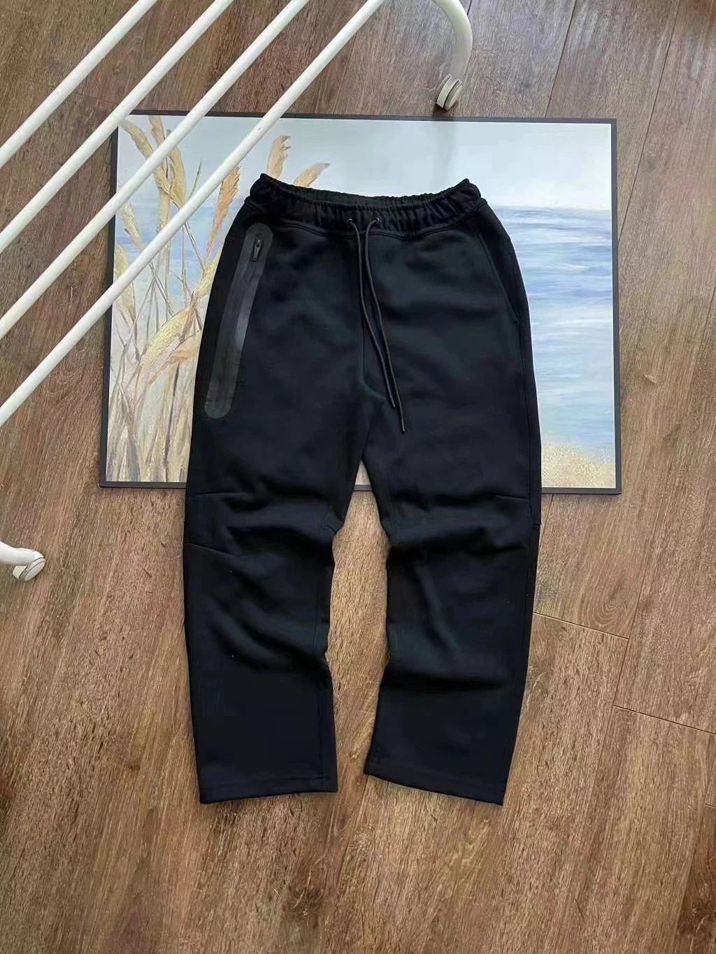 black pants
