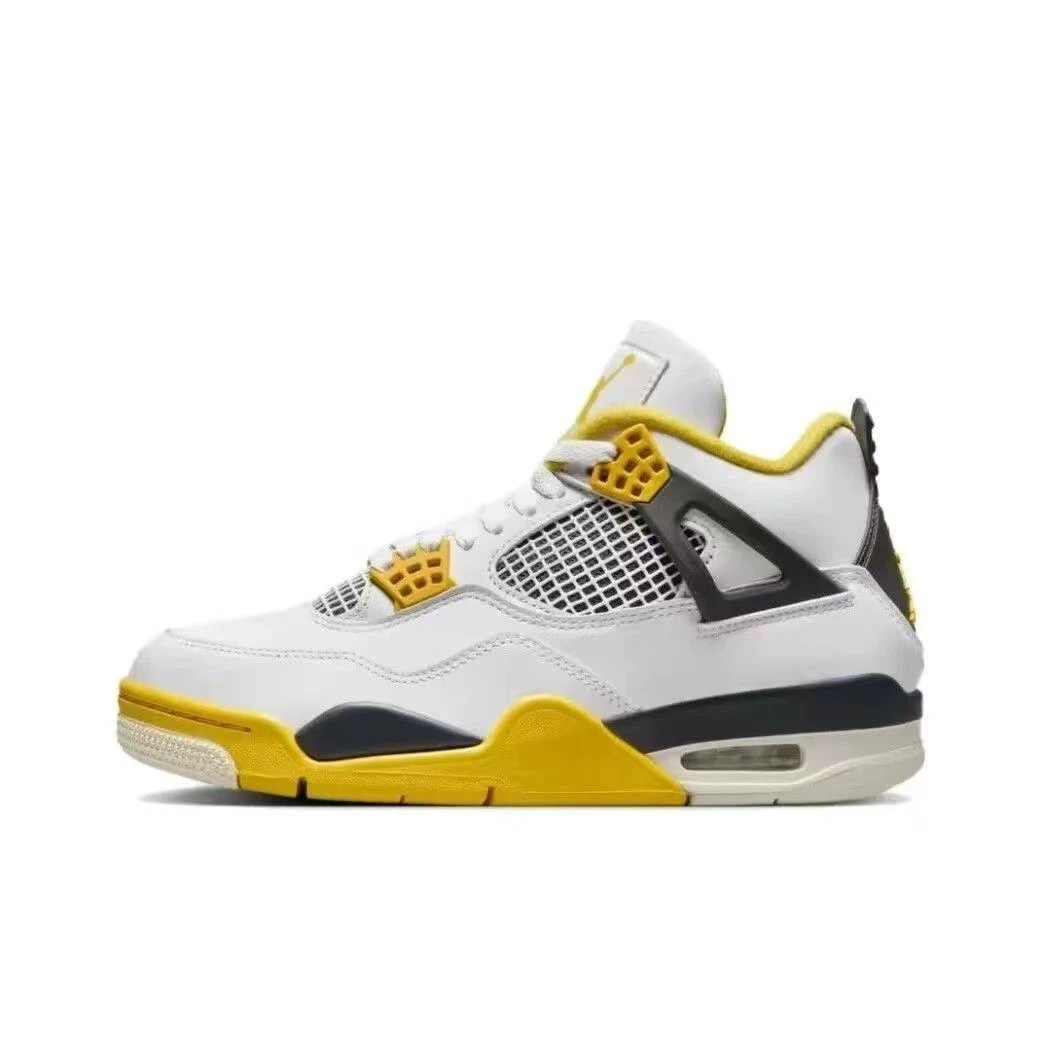 AJ4 White Yellow