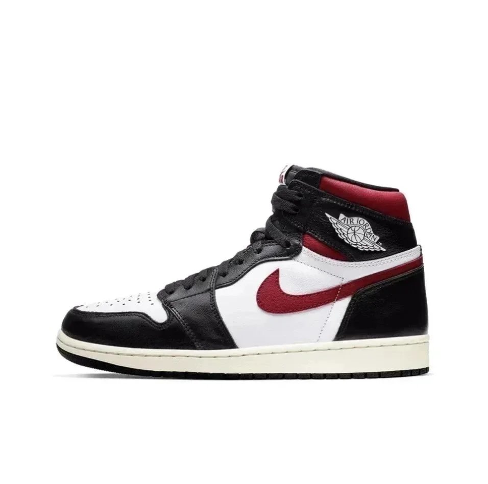 Unisex black, white, and red
