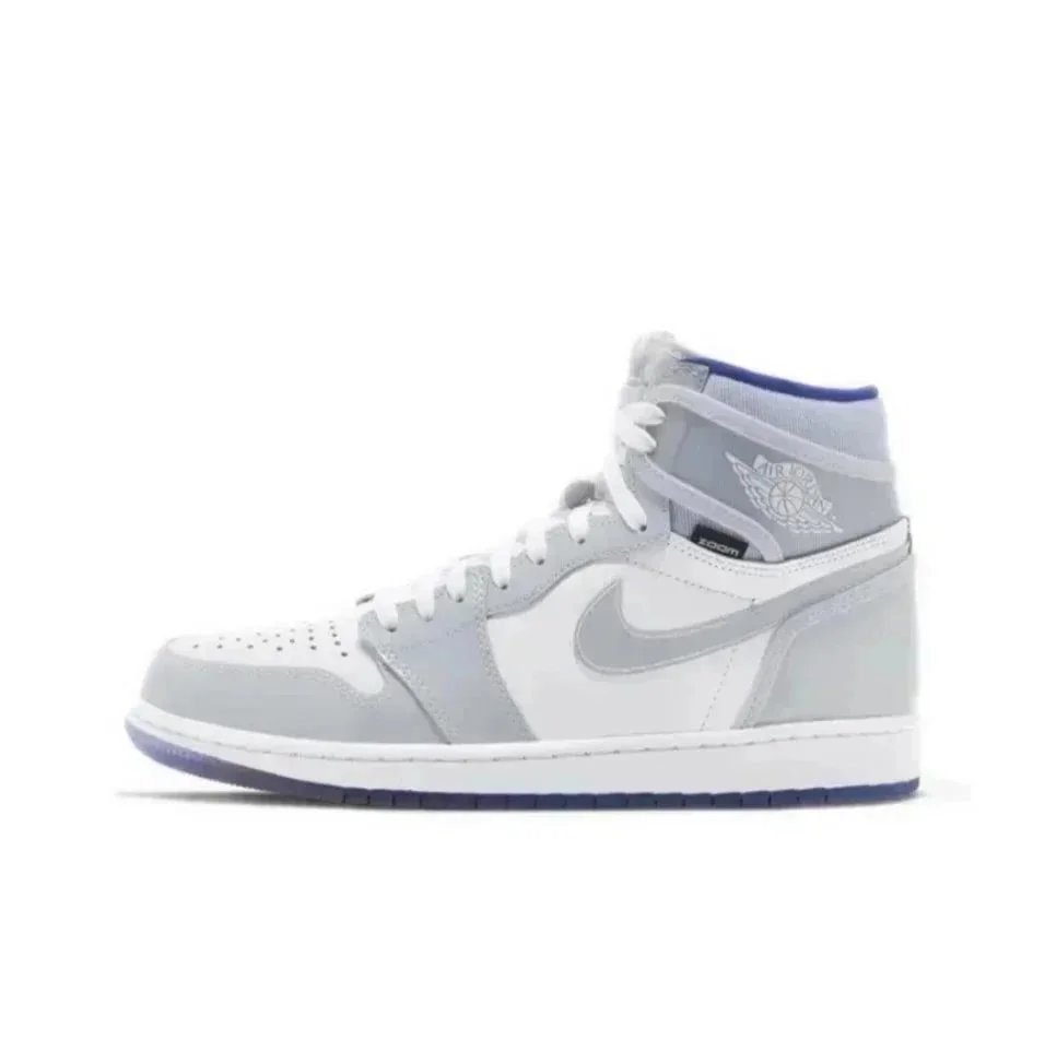 Unisex white and blue