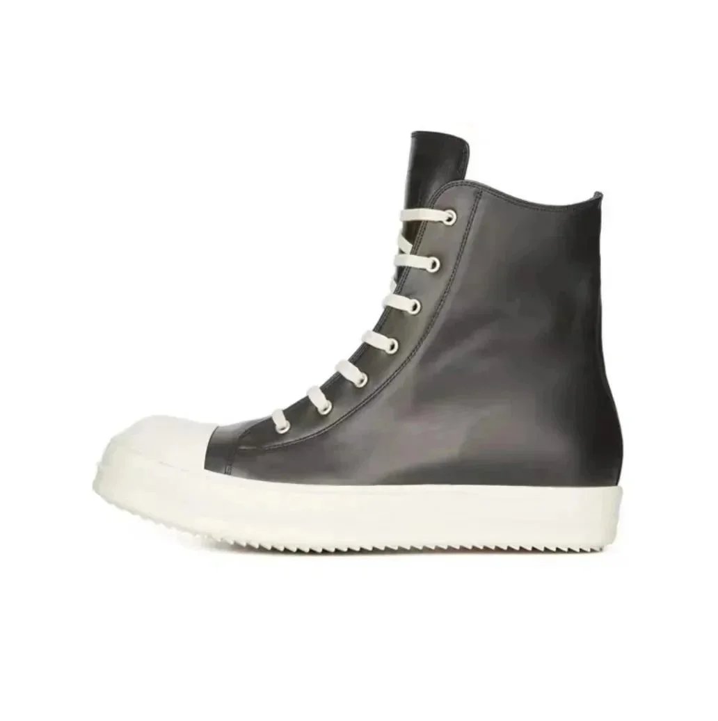 High Top - Black (Leather)