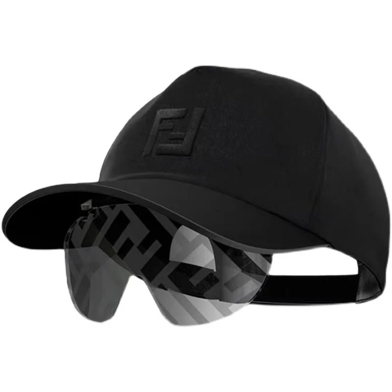 Fendi Hats FE40022U baseball cap with integrated visor sunglasses image 3