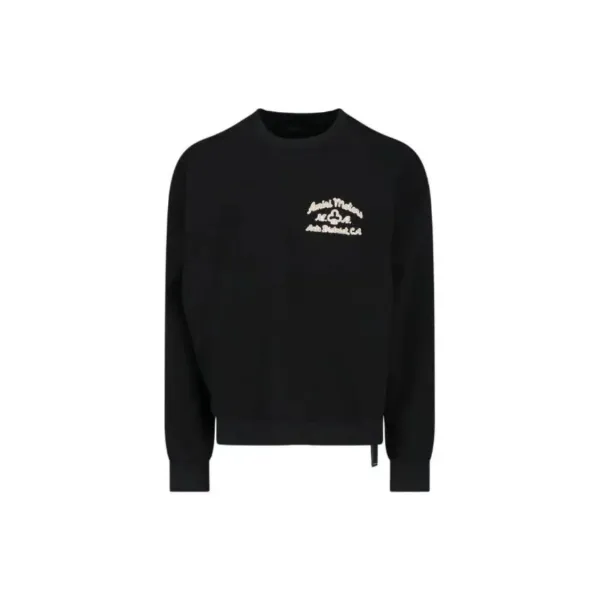 MMY Monogram Logo Black Crewneck Sweater - 15